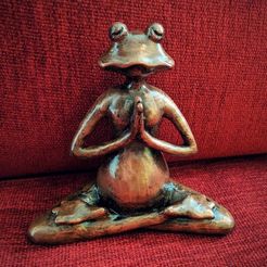 IMG_20170510_185915.jpg Fichier STL Grenouille méditant・Design pour impression 3D à télécharger