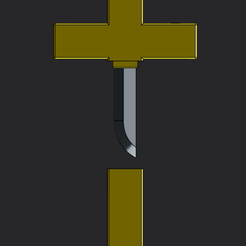 Kogatana.png Archivo STL Dracule Mihawk - Kogatana・Modelo de impresión 3D para descargar