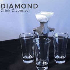DD-DIAMOND.jpg DIAMOND Drink Dispenser | 4 shots