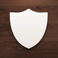 shape_0385.jpg Blank Shield Design - Minimalist Wall Decor & Customizable Template