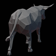 Taurus_05.png Taurus Zodiac Bull Lowpoly Sculpture 3D print model