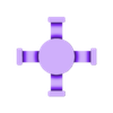 Corps1 - photophore support 4 branches B2 diamètre 6 cm.stl Modular christmas decoration / candle jar