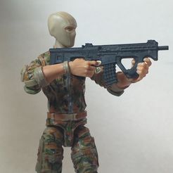 printed.jpg Fichier STL M4 HERA-Guerre de demain à l'échelle 1:18・Modèle à télécharger et à imprimer en 3D