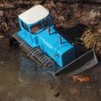 P4070550.JPG Fichier STL gratuit RC tracteur soviétique DT-75 Kazakhstan (échelle 1\10)・Idée pour impression 3D à télécharger