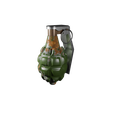 Grenade-2.png Grenade 3D Model – High-Quality STL + .Blend Source File