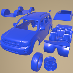 d23_005.png STL file Ford Escape 2015 PRINTABLE CAR IN SEPARATE PARTS・Design to download and 3D print