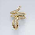 Snake.png Serpent Pave Ring