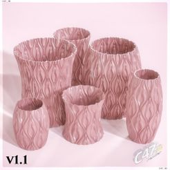 Vulvas-vase_v11_render.jpg Fichier STL Vases Vulvas NSFW・Design imprimable en 3D à télécharger