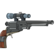 Bane-2.png Cad Bane Blaster, Book of Boba Fett version, 3D files, Star wars Blaster