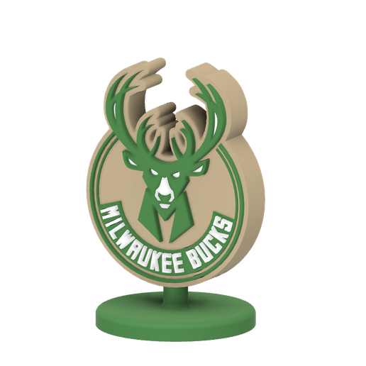 🎨 Milwaukee Bucks Logo・ STL File for 3D printing・Cults