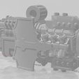 Porphyrion-Volkite40-Armour4.jpg Twin-linked Heavy Volkite Eliminators for Acastus Chassis 28mm/8mm