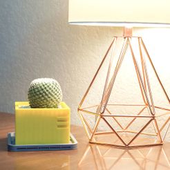 YellowCube.jpg Free STL file Hatched Planter・3D print object to download