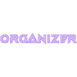 Office Organizer logo v1.stl Organizer Office USB MicroSD ed SD Pen Holder
