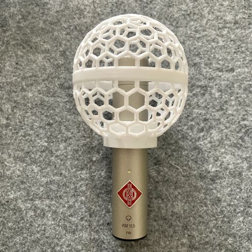 IMG_1655.jpeg Mini Mic Blimp for short pencil condenser microphones/ Baseball Baby ball gag blimp