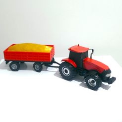 IMAG2.jpg Fichier STL TRACTEUR ET REMORQUE・Plan pour impression 3D à télécharger