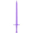 darkness sword.STL Konosuba Darkness Sword Printable Assembly