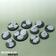 MINIATURES Fichier 3D Set de toppers de base Wasteland 1 - Kit de détail de base sans support.・Objet imprimable en 3D à télécharger