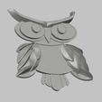 owl 3.png Owl 3D relief STL file.