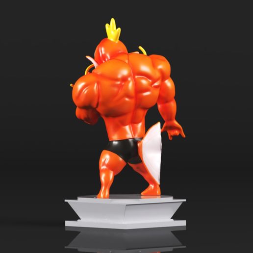 🐉 Muscle Show Series Magikarp pokemon anime juguete・Archivo STL para ...