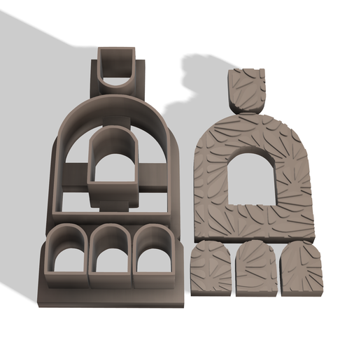 ELEGANT EARRING CUTTER 2022 POLYMER CLAY 3D model