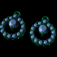 Earring67-1.png Fichier 3D Boucles d'oreilles femmes diamantées 3dm STL Model・Plan imprimable en 3D à télécharger