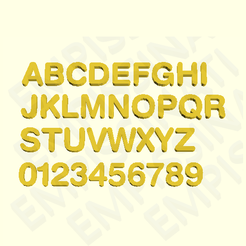 uppercase_image.png HELVETICA ROUNDED - 3D LETTERS, NUMBERS AND SYMBOLS