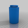 MY_KNURLED_BOXE_BOT.png TALL KNURLED BOX 50 MM * 80 MM