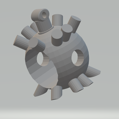 1.png 3D-Datei FHW: Das Bergwerk Weihnachtsschmuck kostenlos・Design für 3D-Drucker zum herunterladen