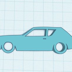 Web-capture_11-11-2023_122910_www.tinkercad.com.jpeg 1972 AMC Gremlin X Llavero Silueta
