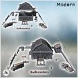 2.jpg Post-modern farm with a large building with a grand access staircase, wooden fence, and vehicle carcasses (9) - Medieval Gothic Feudal Old Archaic Saga 28mm 15mm RPG