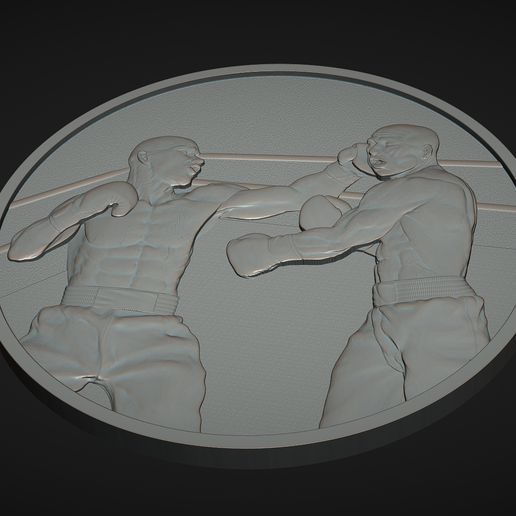 🥊 Boxing Medal 3D print model・ STL File for 3D printing and CNC ...