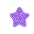 Chrismas Stamp 3 star 1.stl Christmas Cookie Cutters with Stamp - Shape 14