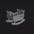 IMG_1306.jpeg Rocking Cradle for  Dolls – 3D Printable Toy Furniture