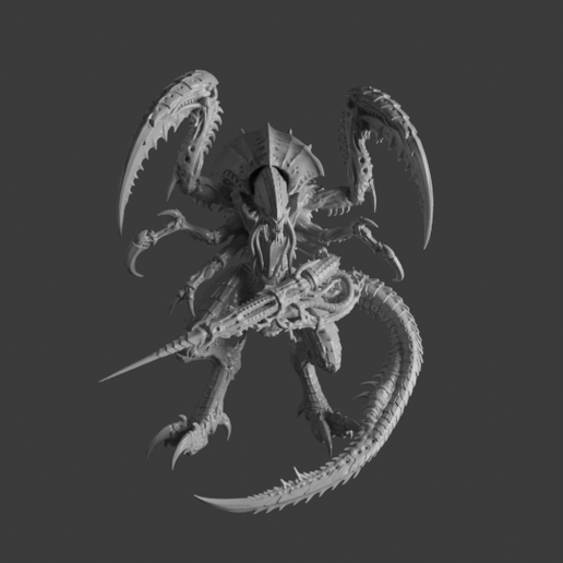 👽 Alien Hive Ravager – Original Xeno Bio-Horror STL Miniature for Sci ...