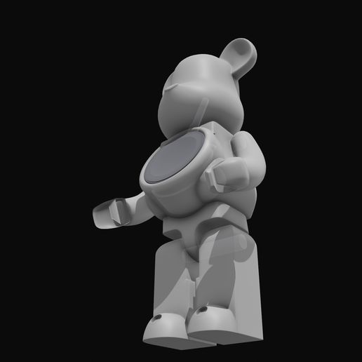 Bearbrick Apple Watch Dock 3D model