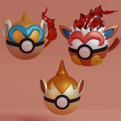 pokeball-chimchar-line-render.jpg Pokemon Chimchar Monferno Infernape Pokeball