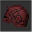 daredevil_mask_003.jpg Daredevil Mask 3D Printing - Daredevil Helmet Marvel Cosplay