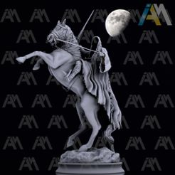 foto1.jpg Archivo OBJ nazgul on horseback / nazgul a caballo・Diseño de impresión en 3D para descargar