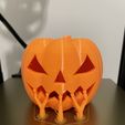 IMG_7777.jpeg Creepy Jack-O-Lantern Pumpkin Light Up with Bottom Closure - COMMERCIAL USE