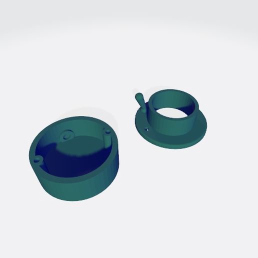 1/6th scale Early Sherman "Dome" light 3D model