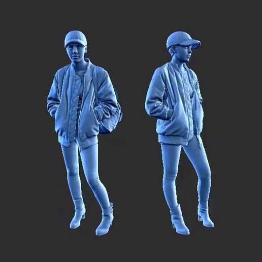 CHARACTER FIGURE GIRL F11 3D model