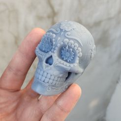 1632143344844-Copy32.jpg Archivo STL Modelo 3D de una calavera de azúcar mexicana・Diseño de impresora 3D para descargar