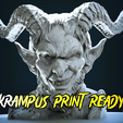 BANNER.png 3D Printable Krampus "Evil Santa" Bust