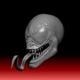 ZGrab6.jpg Venom head 1 for custom marvel legends 1/12