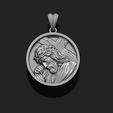 Screenshot-2021-07-27-142123.jpg Jesus with cross round pendant 3D print model
