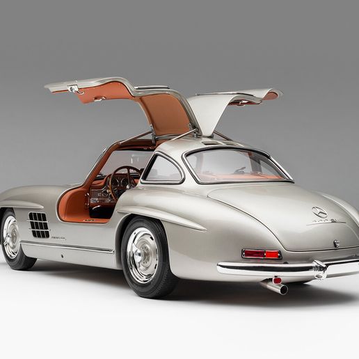 🚗 MERCEDES 300SL GULLWING W198 - ENGINE・ STL File for 3D printing・Cults