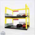 001.jpg 1/64 STACKABLE DISPLAY FOR HOT WHEELS, MATCHBOX ETC. - THE PARKING