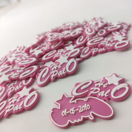 Keychain Pink, Keychain Pink 3D model