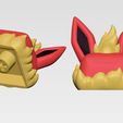 flareon02.jpg Flareon Pokemon - Keycap 3D mechanical keyboard - Eeveelutions