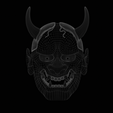 tbrender_Main-Camera_Wireframe.png The Tengu mask in traditional Japanese style 3D model